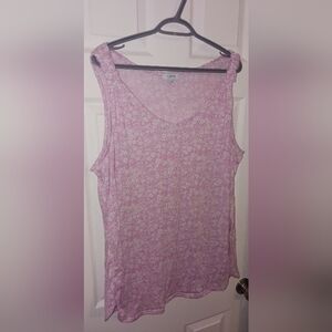 Floral Pink Tank Top